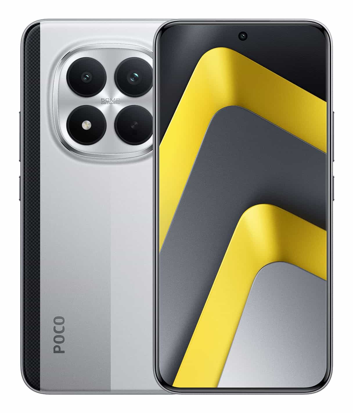 Xiaomi POCO M8 Pro 5G Dual-SIM Smartphone 12 GB RAM 512 GB Speicher Silber (MZM0MLVEU) thumbnail