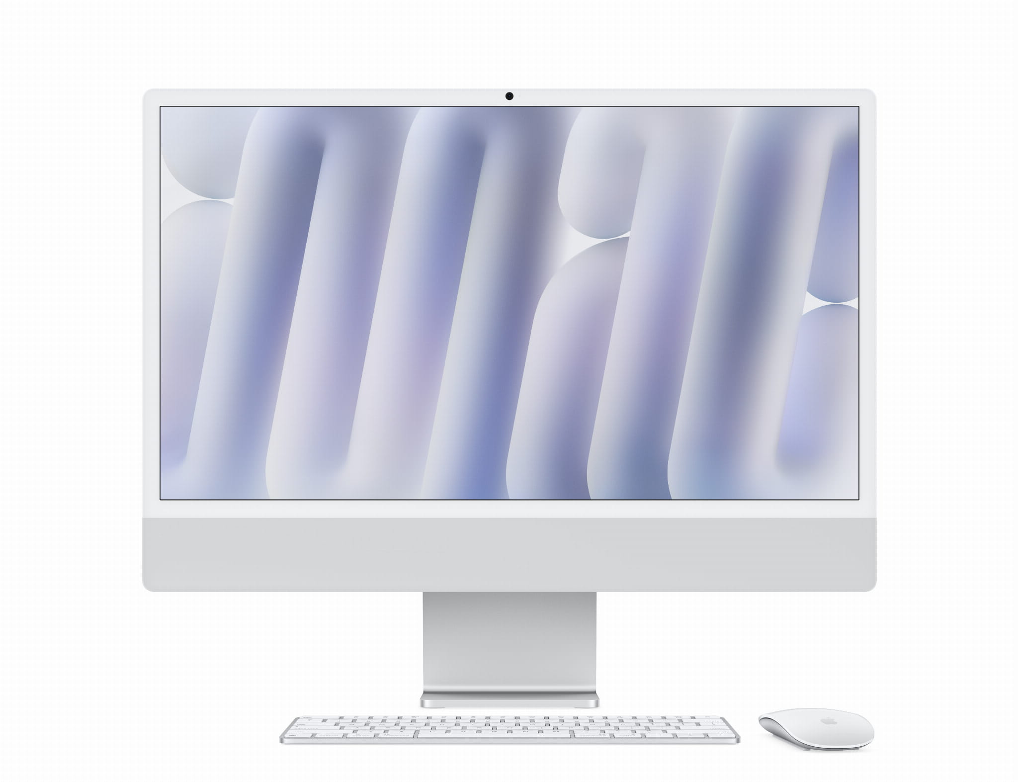 Apple 24-inch iMac with Retina 4.5K display: Apple M4 chip with 10-core CPU and 10-core GPU, 16GB, 512GB SSD - Silver (MWUV3ZE/A) thumbnail