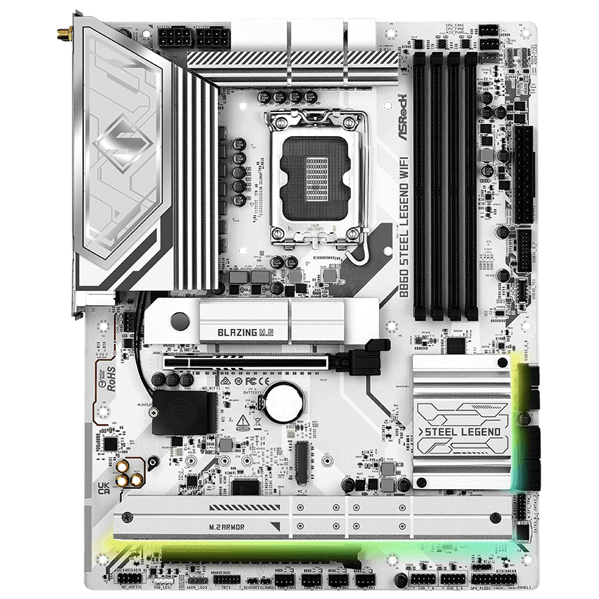 ASRock *B860 Steel Legend WiFi  s1851 4DDR5 T (B860 STEEL LEGEND WIFI) thumbnail