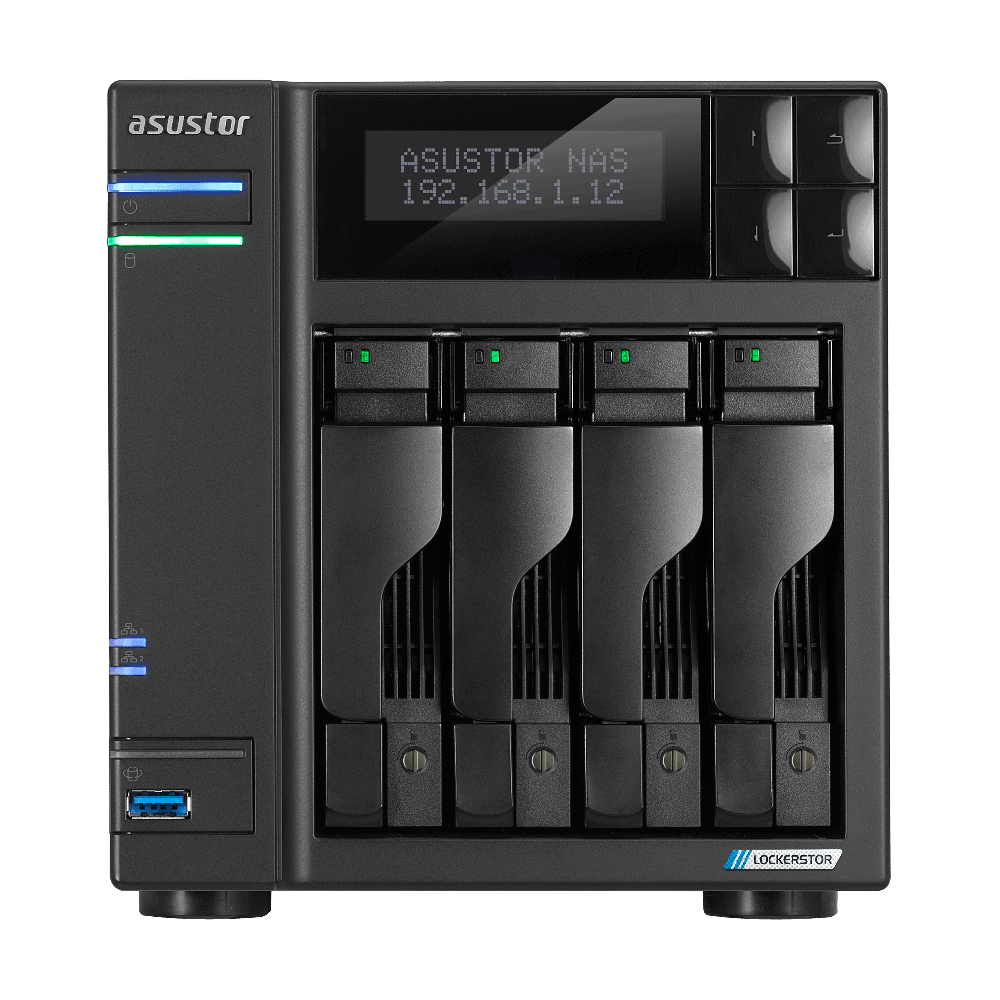 ASUSTOR Lockerstor NAS AS6704T v2 4-Bay (90-AS6704TV2-MD30) (90-AS6704TV2-MD30) thumbnail
