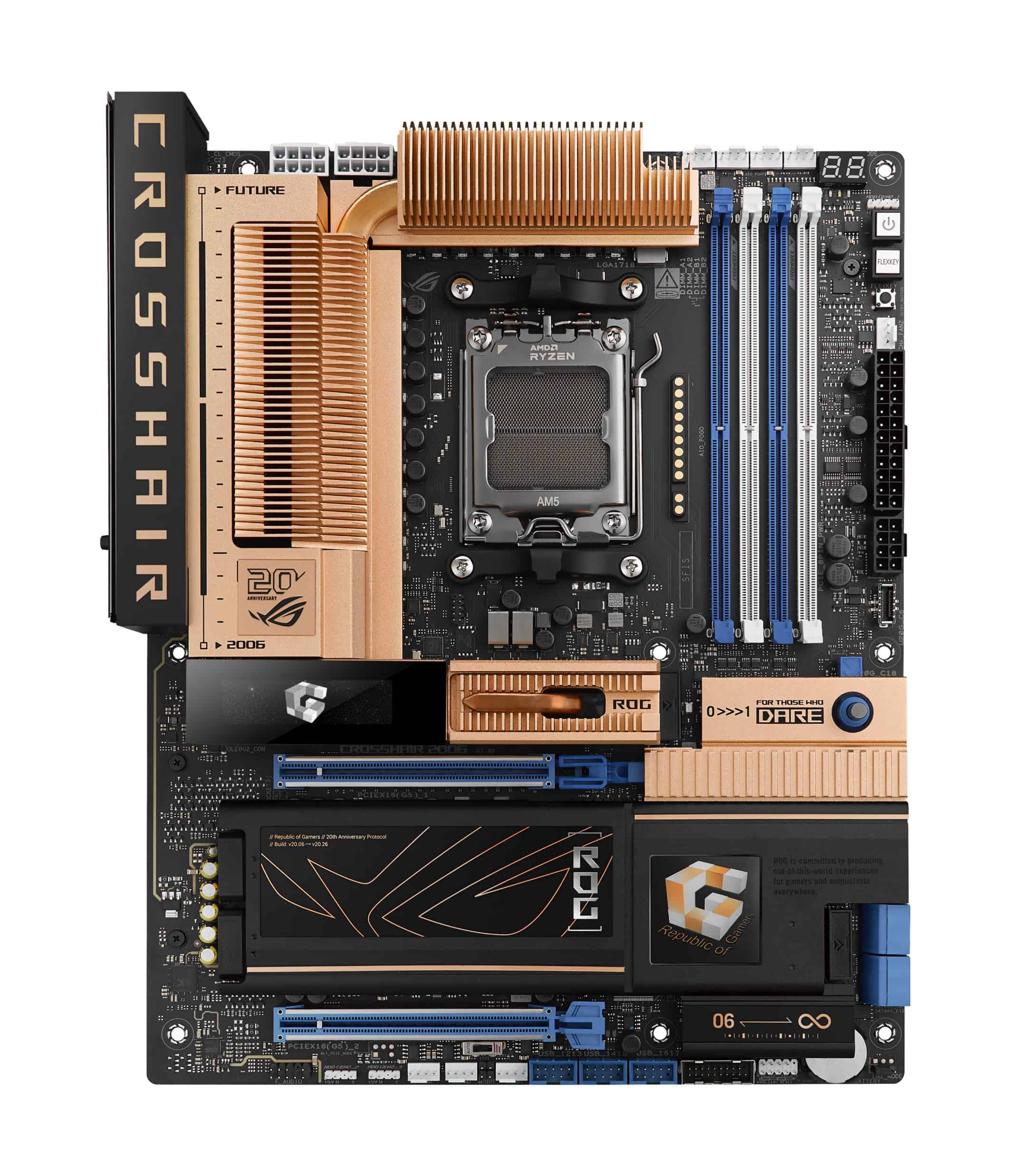 ASUS ROG CROSSHAIR 2006 AMD X870E Socket AM5 ATX (90MB1PP0-M0EAY0) thumbnail