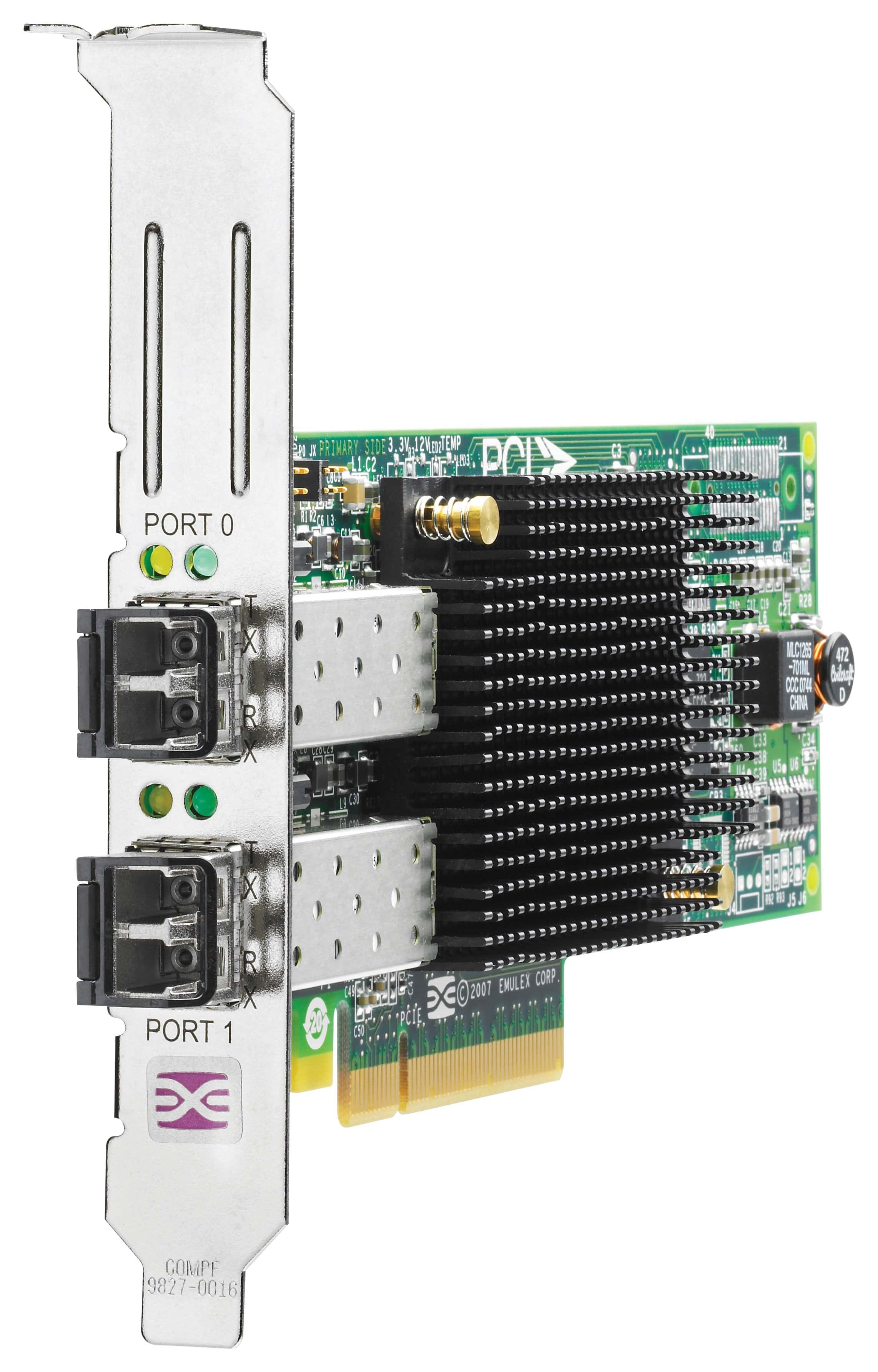 HP Storageworks 81E  PCI-e FC HBA (AJ762A-RFB) thumbnail
