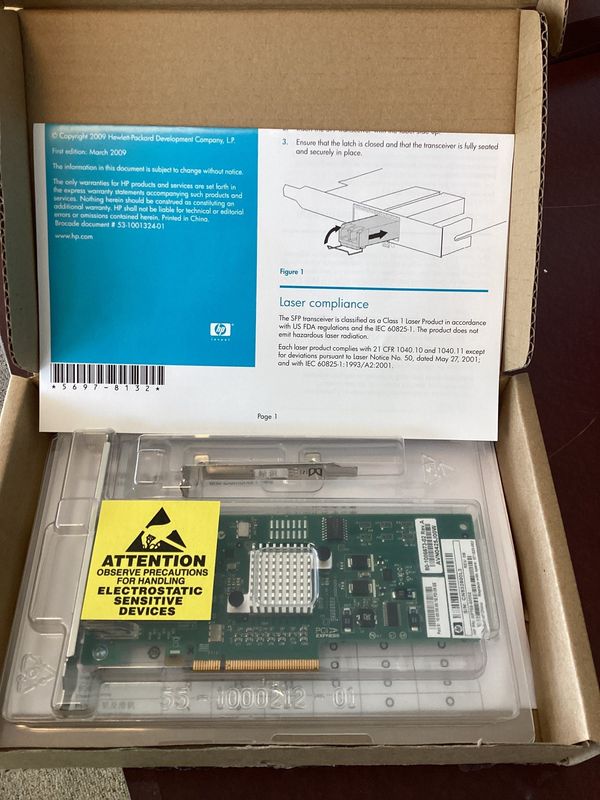 HP 81B PCI-e Fibre HBA Single (RP001233604) thumbnail