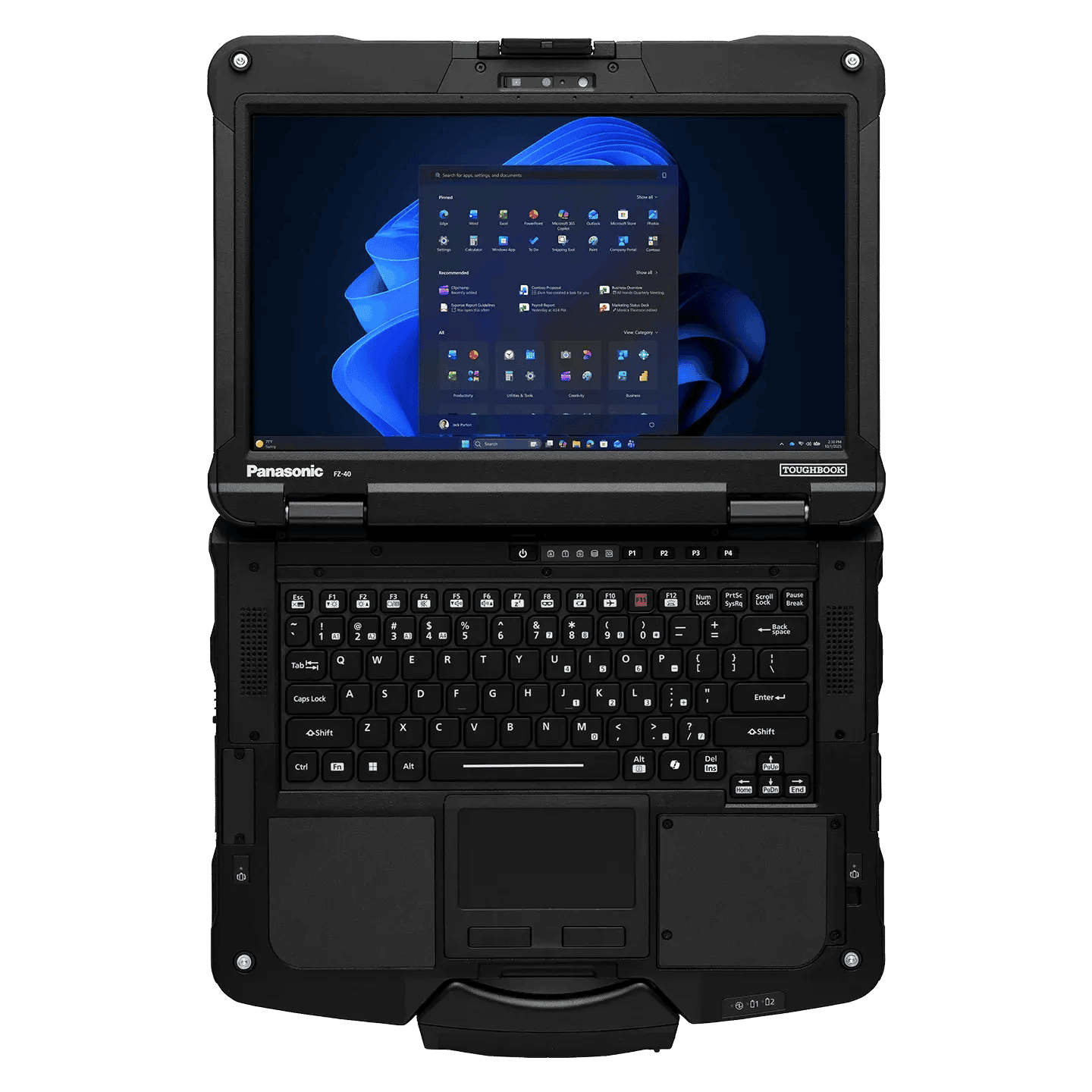 Panasonic Toughbook FZ-40mk3 14i FHD Touch Qwerty Int. Backlit Keyb. - WWAN 4G &GPS included - 512GB SSD - 16GB Mem - Webcam - 3 (FZ-40KZ00XB4) thumbnail