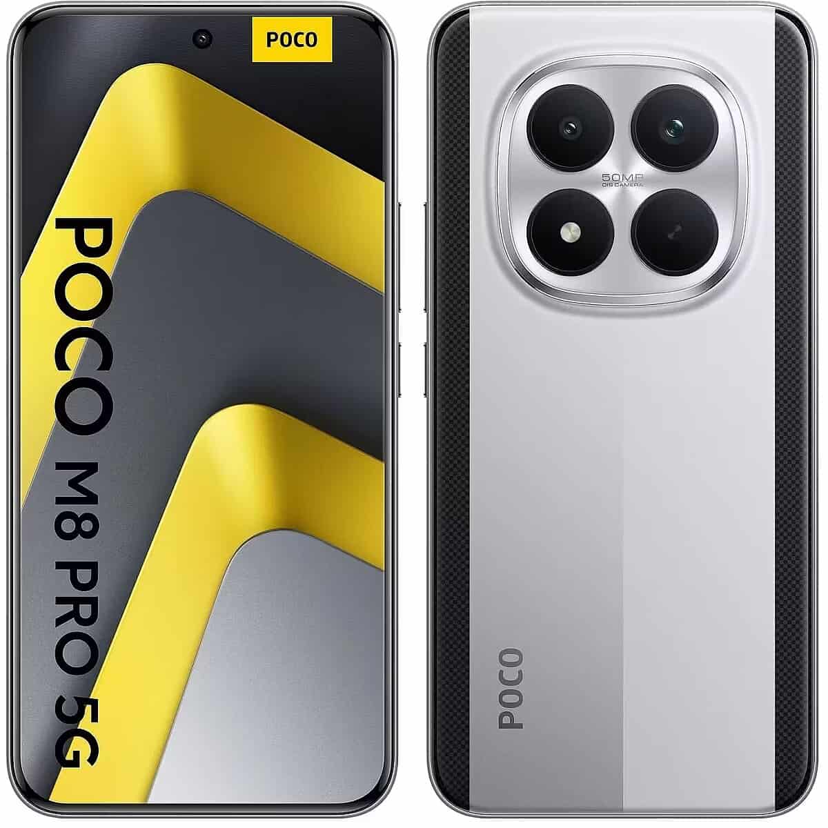 Xiaomi POCO M8 Pro - 5G Smartphone - Dual-SIM - 12 GB RAM / 512 GB Internal Storage - OLED Display (MZB0MLVEU) thumbnail