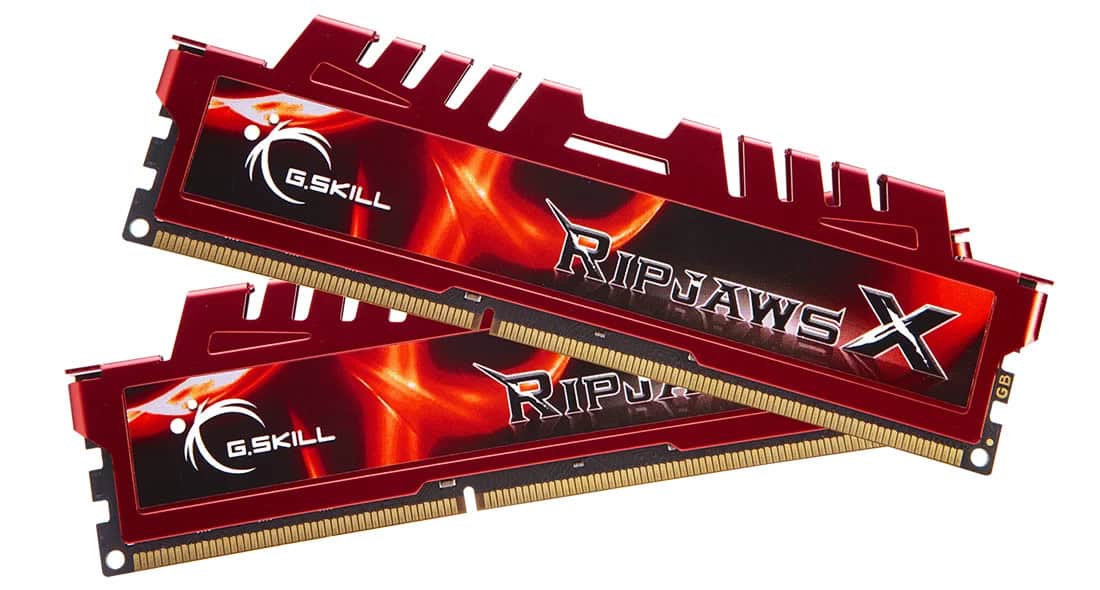 G.Skill DDR3 16GB PC 1600 CL10  G.Skill KIT (2x8GB) 16GBXL RipjawsX (F3-12800CL10D-16GBXL) thumbnail