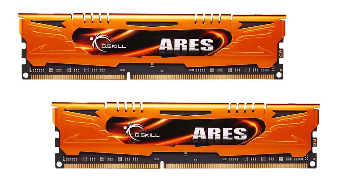 G.Skill ARES - 16GB: 2x8GB - DDR3 - 16 (F3-1600C10D-16GAO) thumbnail