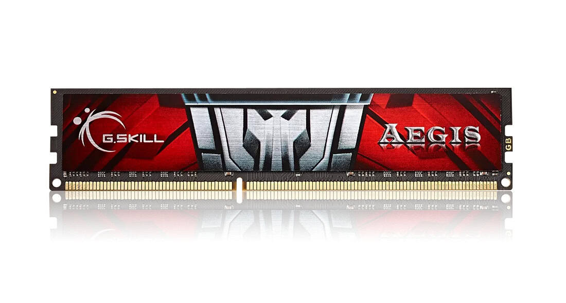 G.Skill DDR3  8GB PC 1600 CL11S G.Skill     (1x8GB) 8GIS  Aegis (F3-1600C11S-8GIS) thumbnail