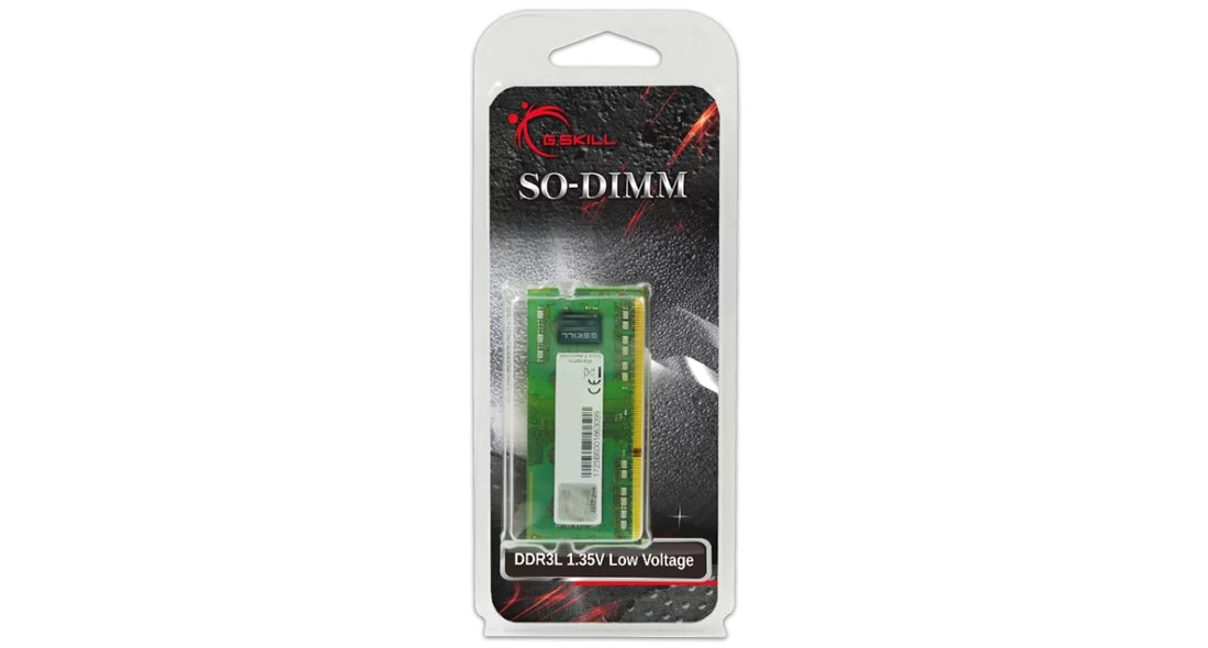 G.Skill SO DDR3 8GB PC 1600 CL11  G.Skill (1x8GB) 8GSL Value 1.35V (F3-1600C11S-8GSL) thumbnail