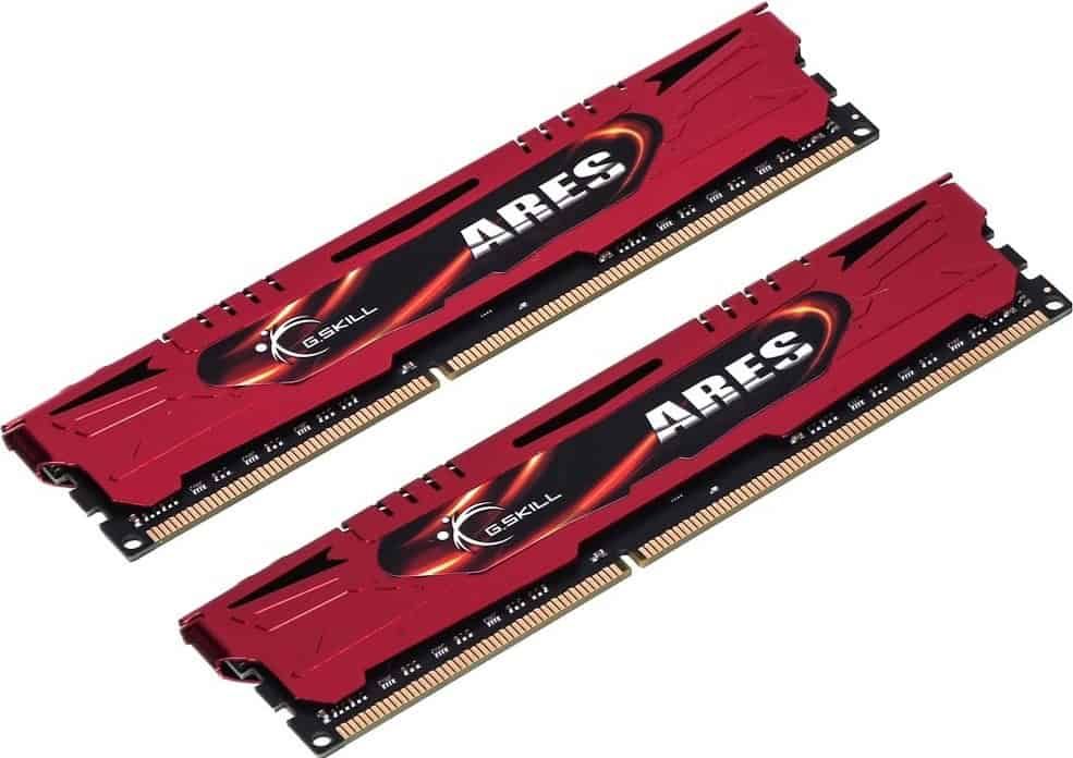 G.Skill DDR3 16GB PC 1600 CL9   G.Skill KIT (2x8GB) 16GAR  ARES (F3-1600C9D-16GAR) thumbnail