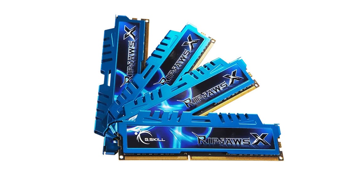 G.Skill Ripjaws-X - 32GB: 4x8GB - DDR3 (F3-1600C9Q-32GXM) thumbnail