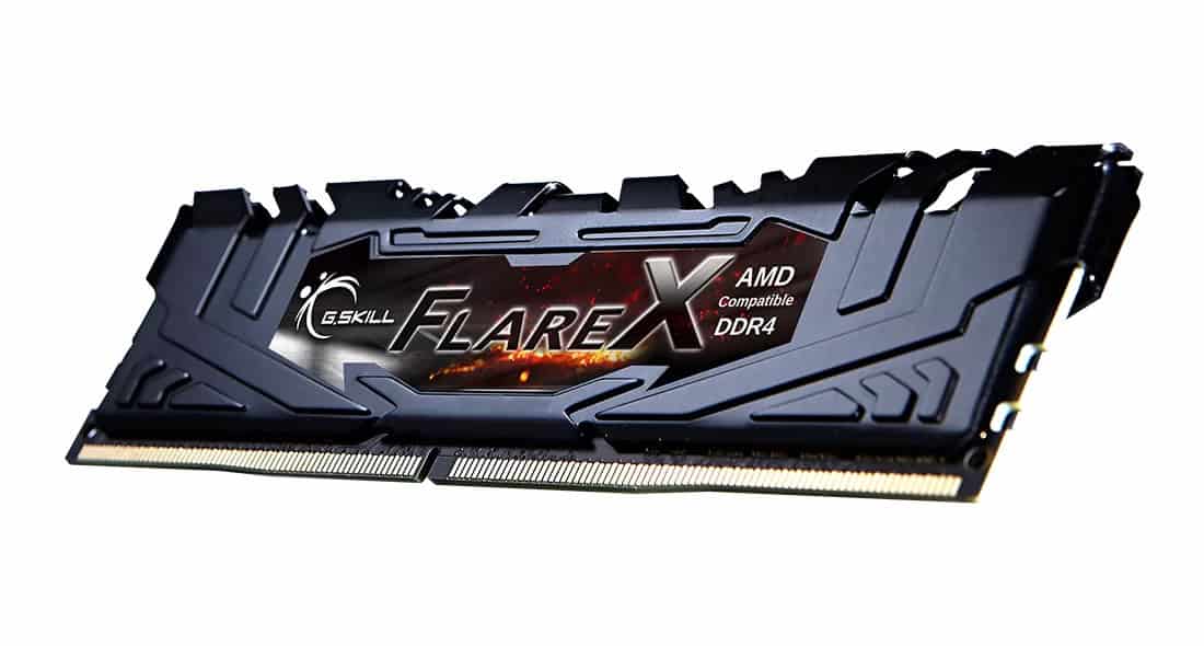 G.Skill FlareX F4-3200C16D-16GFX Memory Kit DDR4 DIMM 2 X 8 GB 3200 MHz CL16 (F4-3200C16D-16GFX) thumbnail