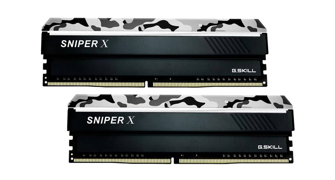 G.Skill SNIPER X Series - 32GB: 2x16GB (F4-3200C16D-32GSXWB) thumbnail