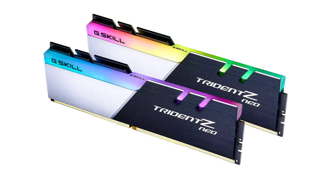 G.Skill DDR4 64GB PC 3600 CL16 G.Skill KIT (4X16GB) 64GTZNC NEO (F4-3600C16Q-64GTZNC) thumbnail