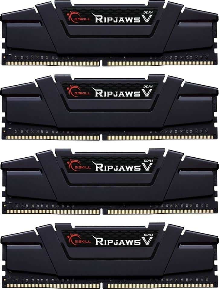 G.Skill DDR4 64GB PC 3600 CL18 G.Skill KIT (4x16GB) 64GVK Ripjaws (F4-3600C18Q-64GVK) thumbnail