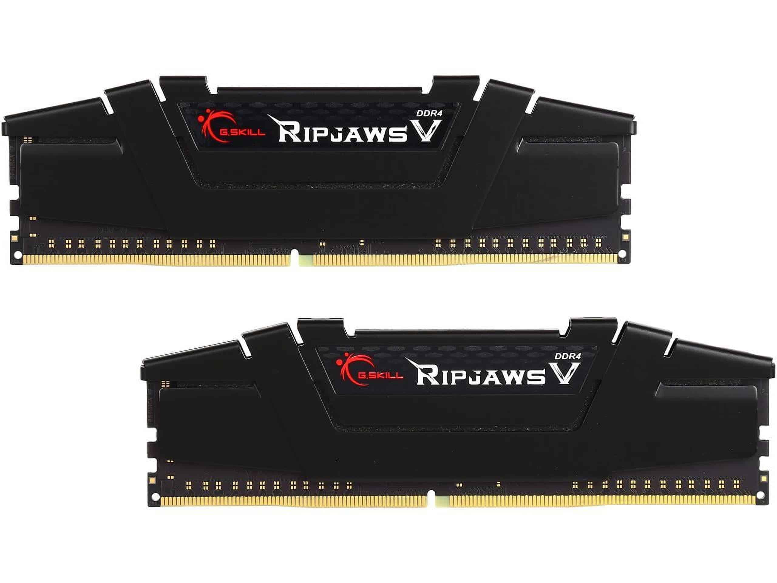 G.Skill DDR4 32GB PC 4000 CL18 KIT (2x16GB) 32GVK Ripjaws (F4-4000C18D-32GVK) thumbnail