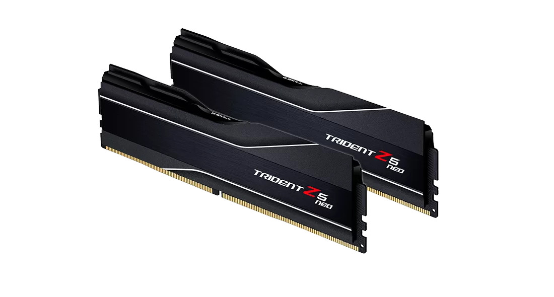 G.Skill Trident Z5 Neo AMD 32GB (2x 16GB) Kit DDR5 5600 MHz schwarz (F5-5600J2834F16GX2-TZ5N) thumbnail