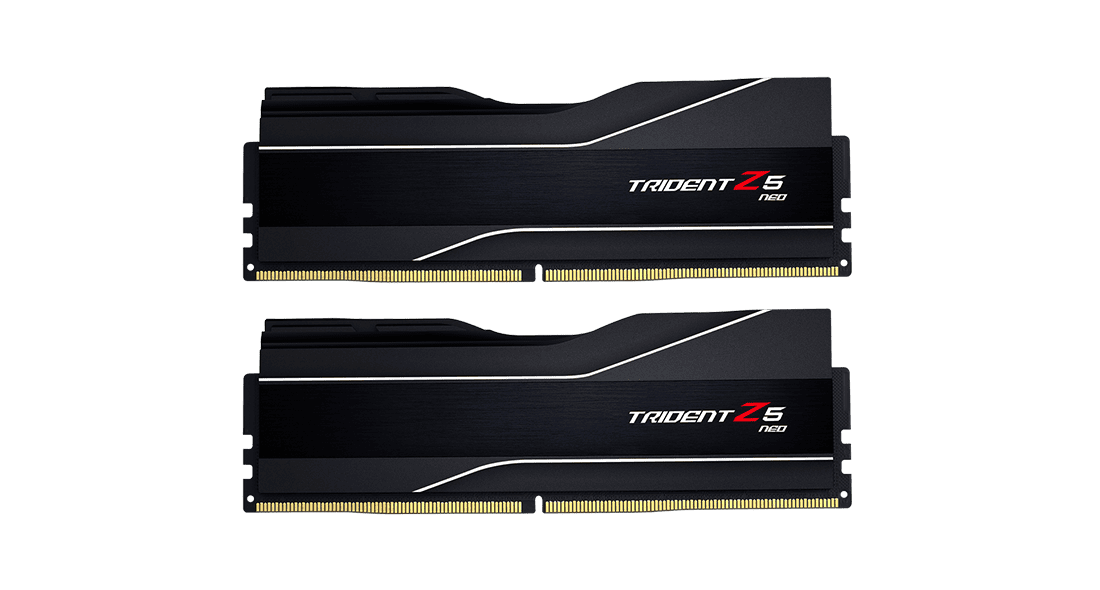 G.Skill Trident Z5 Neo AMD 32GB (2x 16GB) Kit DDR5 5600 MHz schwarz (F5-5600J3036D16GX2-TZ5N) thumbnail
