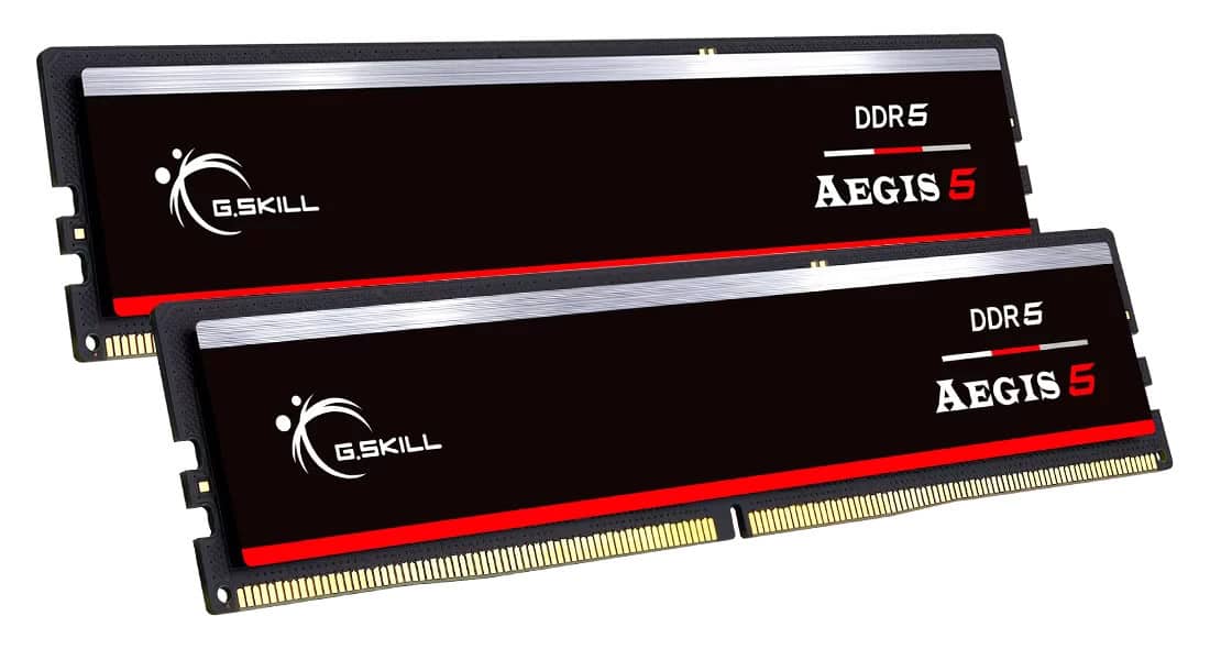 G.Skill DDR5 32GB PC 5600 CL36 G.Skill (2x16GB) 32-GX2-IS Aegis (F5-5600J3636C16GX2-IS) thumbnail