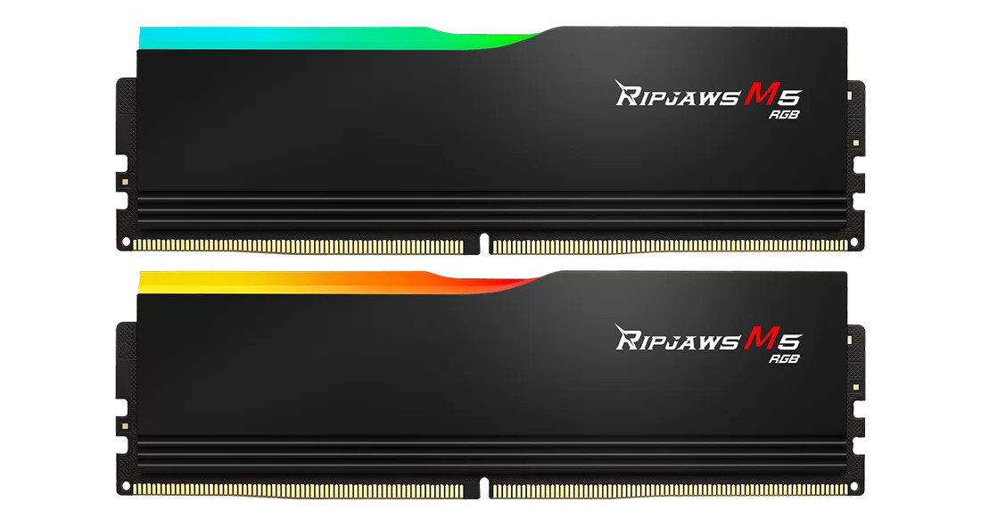 G.Skill DDR5 96GB PC 5600 CL40 G.Skill (2x48GB) 96-M5 RGB RM5RK (F5-5600J4040D48GX2-RM5RK) thumbnail