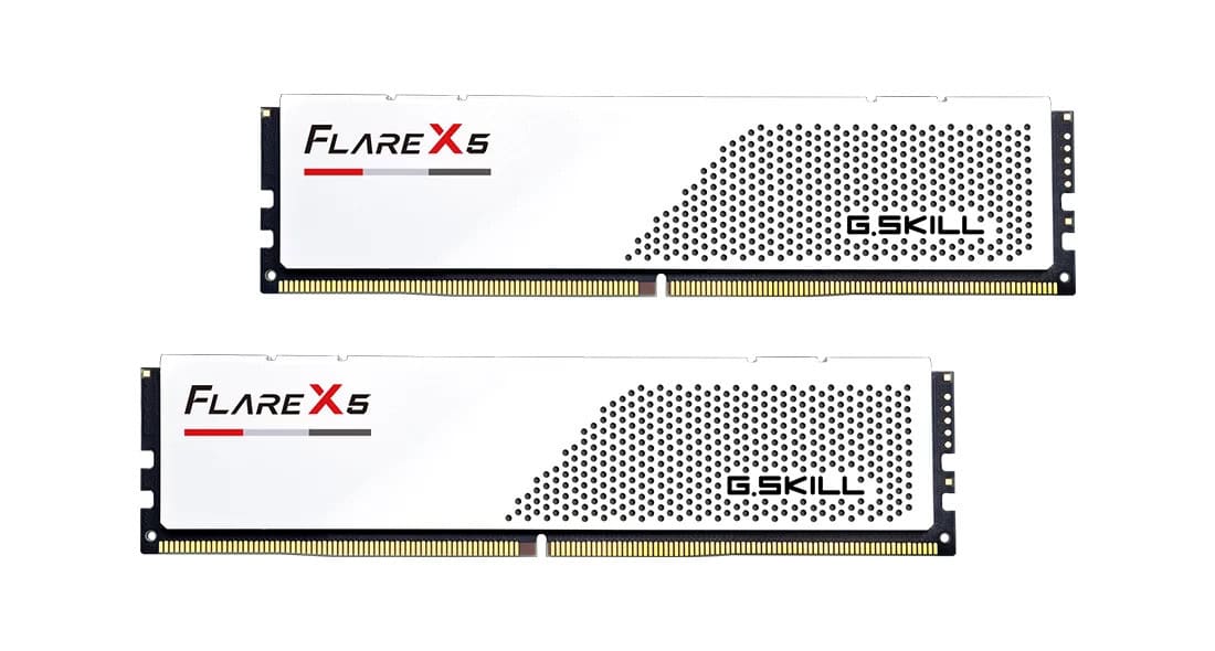 G.Skill DDR5 32GB PC 6000 CL28 G.Skill (2x16GB) 32-GX2-FX5W FLARE A (F5-6000J2836G16GX2-FX5W) thumbnail