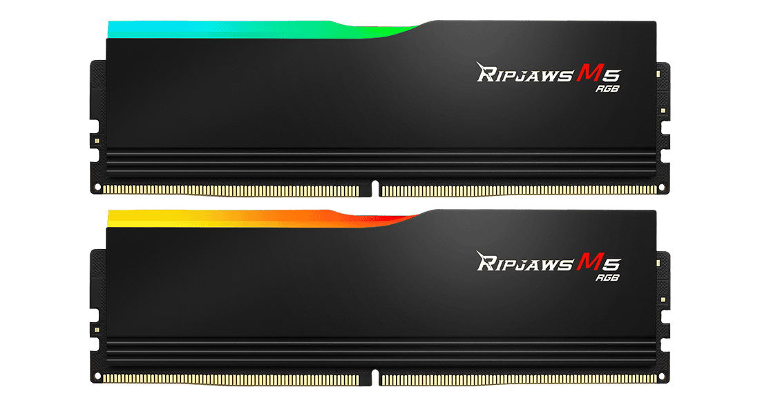 G.Skill DDR5 32GB PC 6000 CL28 G.Skill (2x16GB) 30-M5 RGB RM5RK (F5-6000J2836G16GX2-RM5RK) thumbnail