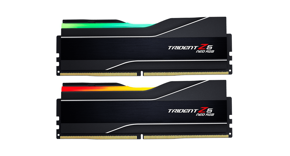 G.Skill DDR5 64GB PC 6000 CL32 G.Skill (2x32GB) 64-GX2-TZ5NR AMD E (F5-6000J3238G32GX2-TZ5NR) thumbnail