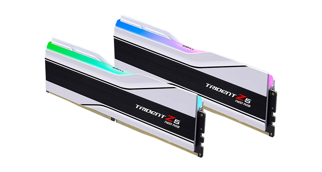 G.Skill Trident Z5 Neo RGB DDR5 6000MT/s 64GB (2 x 32GB) Weiß Dual Profile (F5-6000J3636F32GX2-TZ5NRW) thumbnail