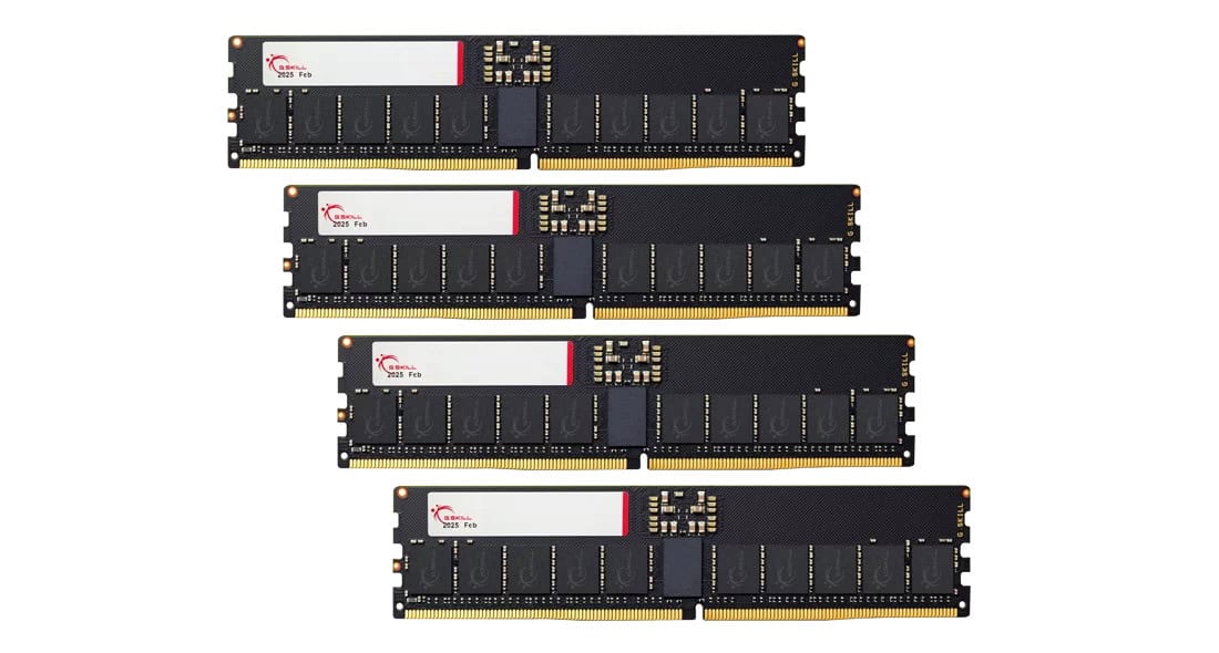 G.Skill DDR5 192GB PC 6400 CL32 G.Skill KIT (4x48GB) 48-CQ4-T5N (F5-6400R3239G48GQ4-T5N) thumbnail