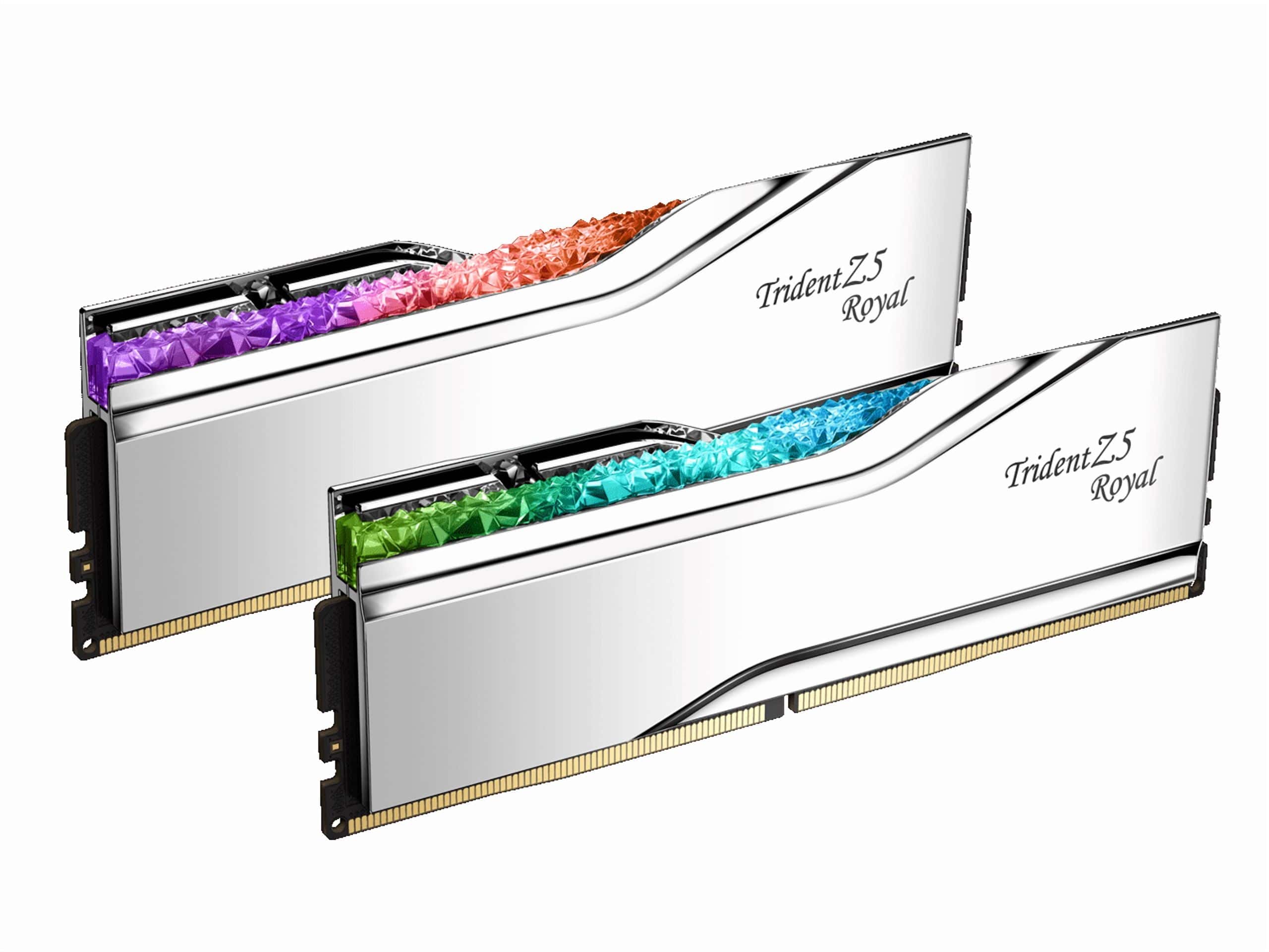 G.Skill DDR5 32GB PC 7600 CL36 G.Skill KIT (2x16GB) TR5S RGB Royal (F5-7600J3646G16GX2-TR5S) thumbnail
