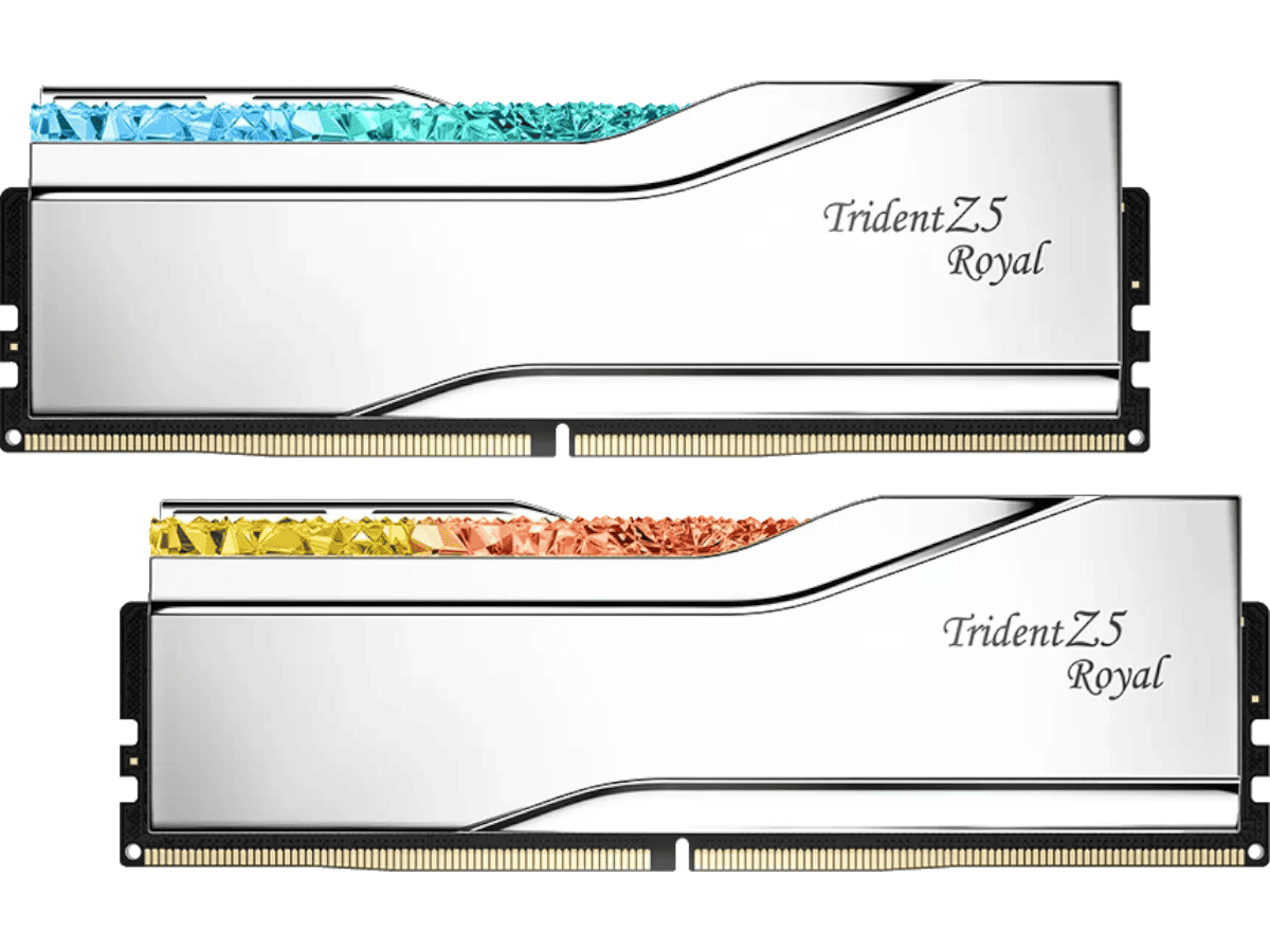 G.Skill DDR5 48GB PC 8200 CL30 G.Skill KIT (2x24GB) TR5S RGB Royal (F5-8200J4052F24GX2-TR5S) thumbnail
