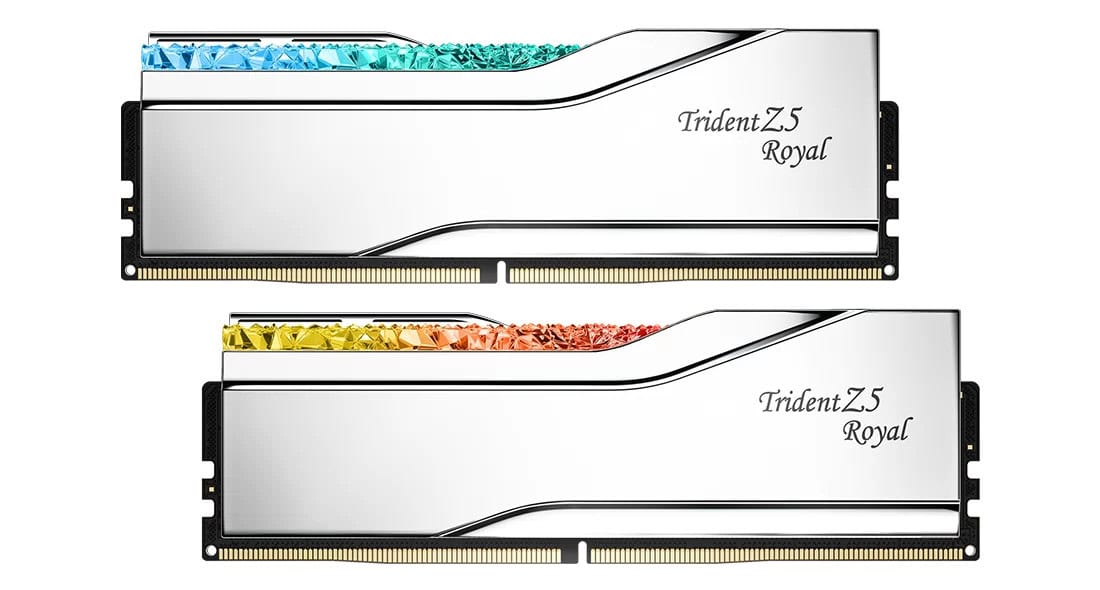 G.Skill DDR5 48GB PC 8400 CL40 G.Skill KIT (2x24GB) TR5S RGB Royal (F5-8400J4052G24GX2-TR5S) thumbnail