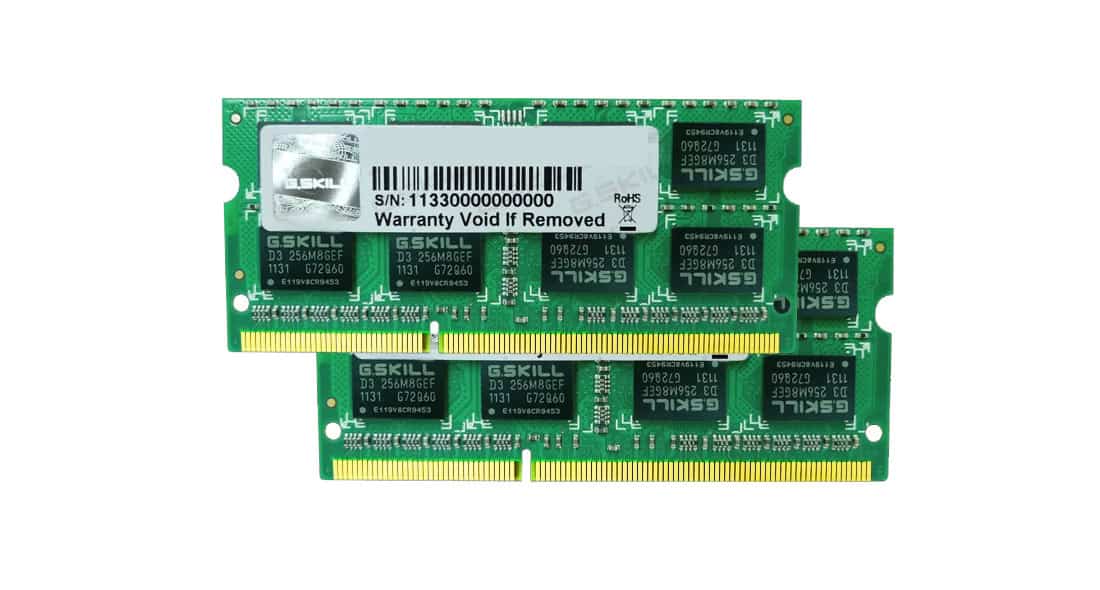 G.Skill SO DDR3 8GB PC 1066 CL7   G.Skill (2x4GB) 8GBSQ KIT Apple (FA-8500CL7D-8GBSQ) thumbnail
