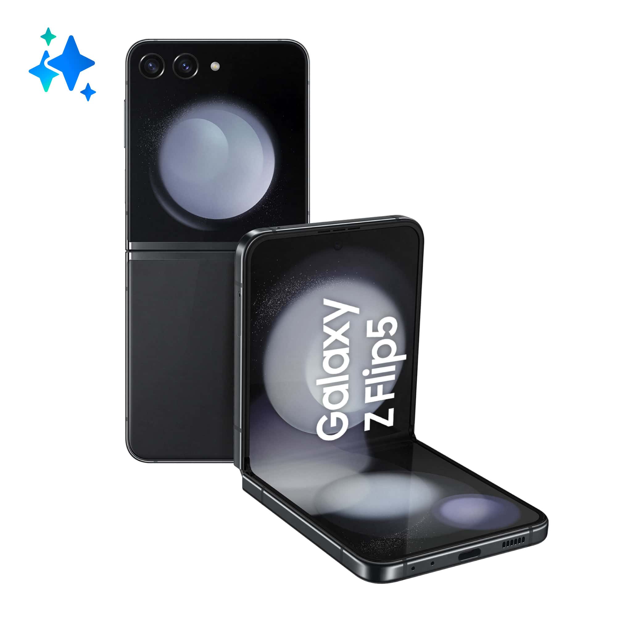 Samsung Galaxy Z Flip5 SM-F731B 17 cm (6.7") Dual SIM Android 13 5G USB Type-C 8 GB 256 GB 3700 mAh Grafiet (SM-F731BZAGEUE) thumbnail