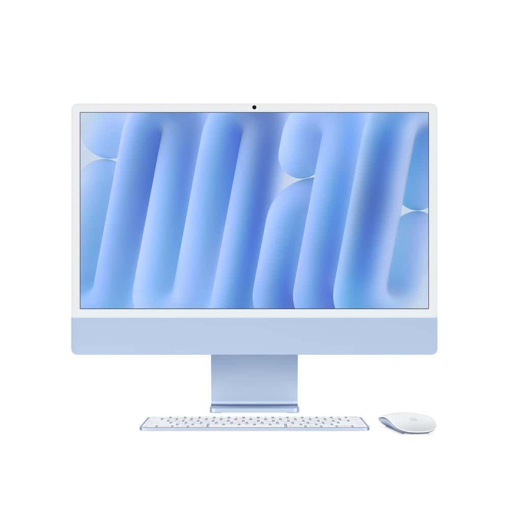 Apple iMac Z1K5 59.62cm 23.5Zoll Standardglas M4 10C CPU/10C GPU/16C N.E. 32GB 1TB SSD Gbit Eth MM MaKey TID DE Blau (Z1K5-MD2T4D/A-07I3CN) thumbnail