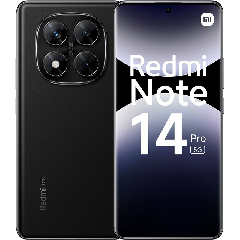 Xiaomi Redmi Note 14 Pro 5G 16.9 Cm (6.67) Dual SIM USB Type-C 12512 GB 5110 MAh Black (MZB0I8CEU) thumbnail