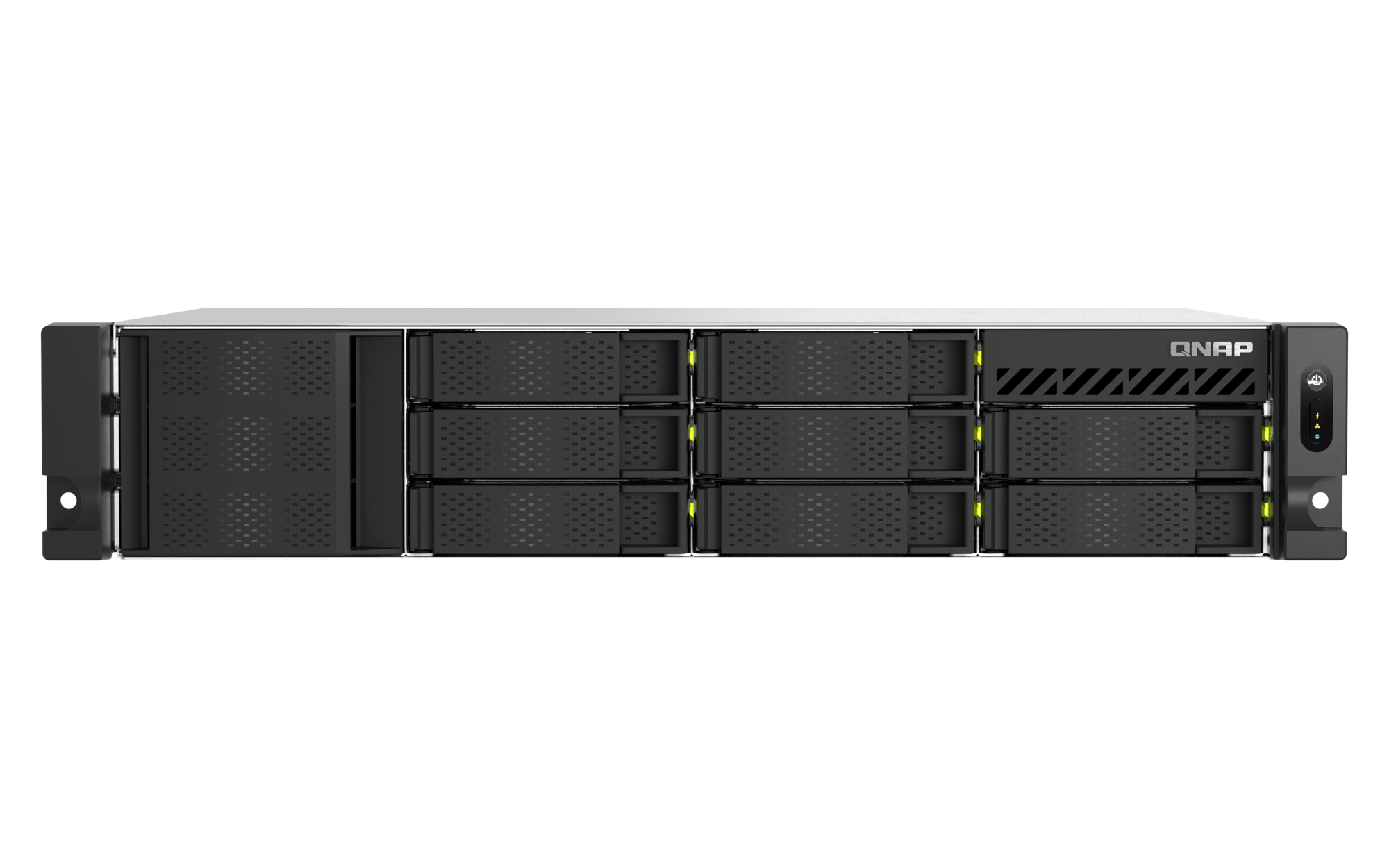 QNAP TS-H1065EU Opslagserver Rack (2U) 8 GB DDR5 0 TB QNAP QTS Zwart (TS-H1065EU-8G) thumbnail