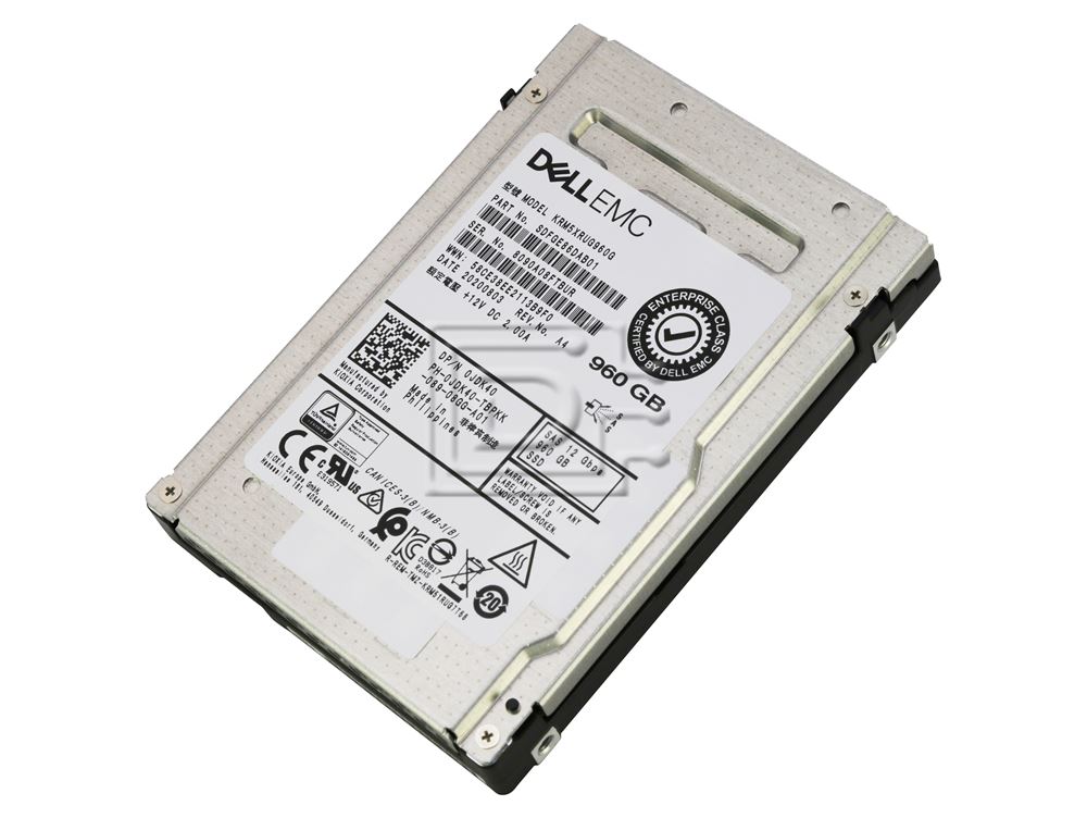 Dell 960GB SSD SFF SAS 12G RI (JDK40-RFB) thumbnail
