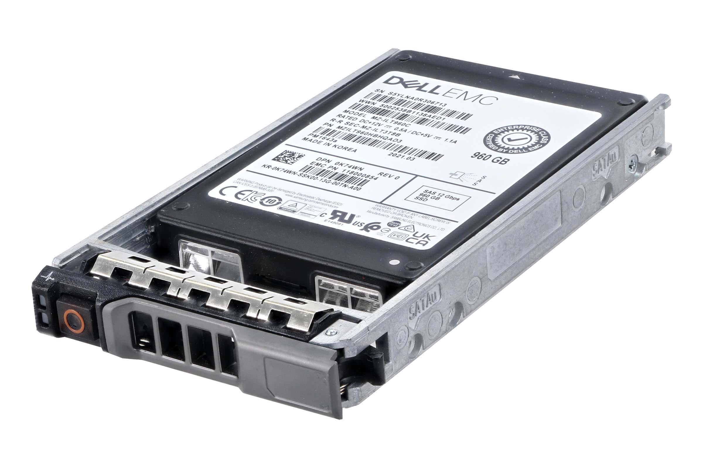 Dell 960GB SSD 2.5 SAS 12G RI (RT2MY-RFB) thumbnail