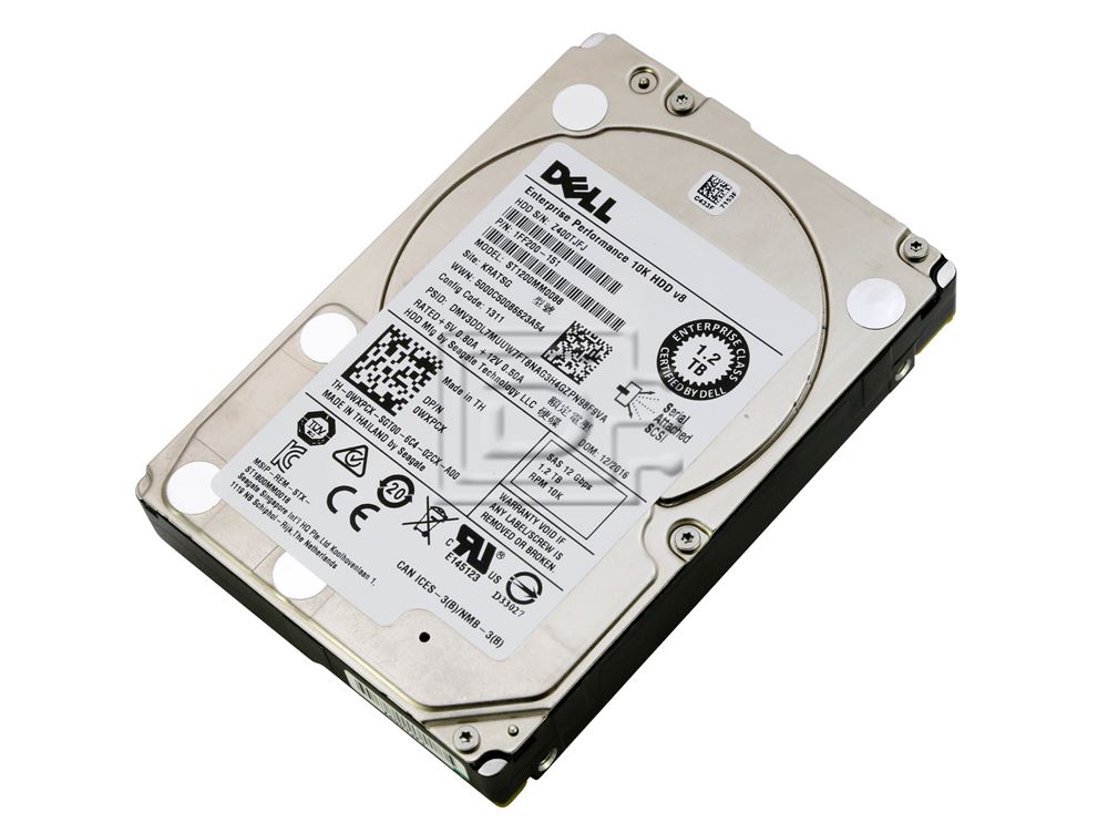 Dell 1.2TB 2.5 10K 12G SAS HDD (ST1200MM008-RFB) thumbnail