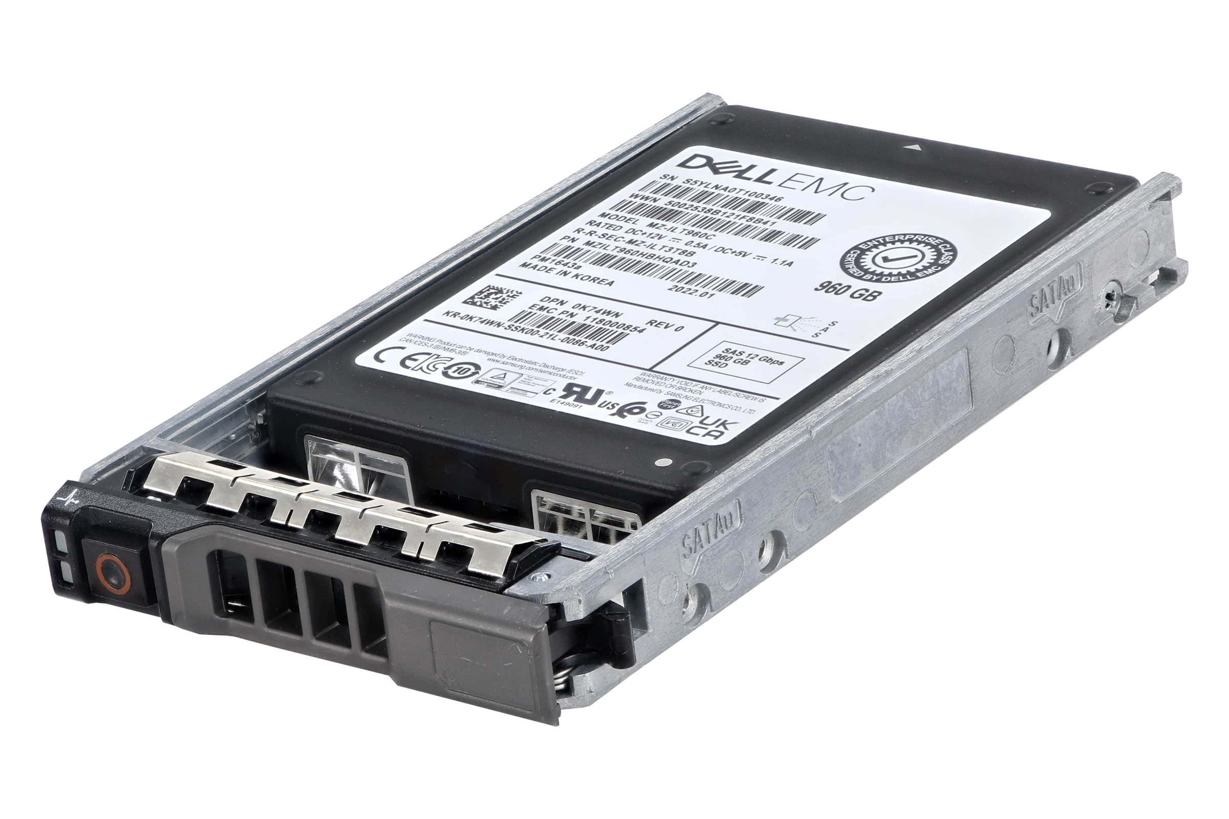Dell SSD 960GB 2.5 12G SAS (TM62W-RFB) thumbnail