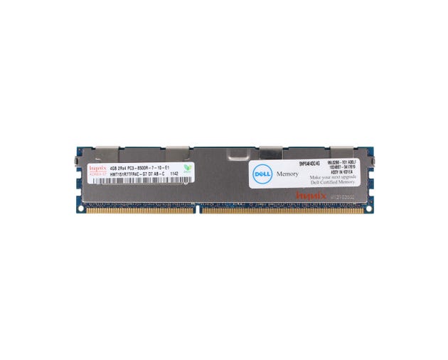Dell 4GB (1*4GB) 2RX4 PC3-8500R (U143D-RFB) thumbnail