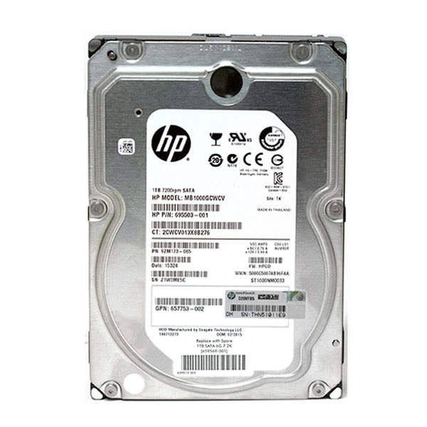 HP 1 TB 6G SATA 7,2K (659337-S21) thumbnail