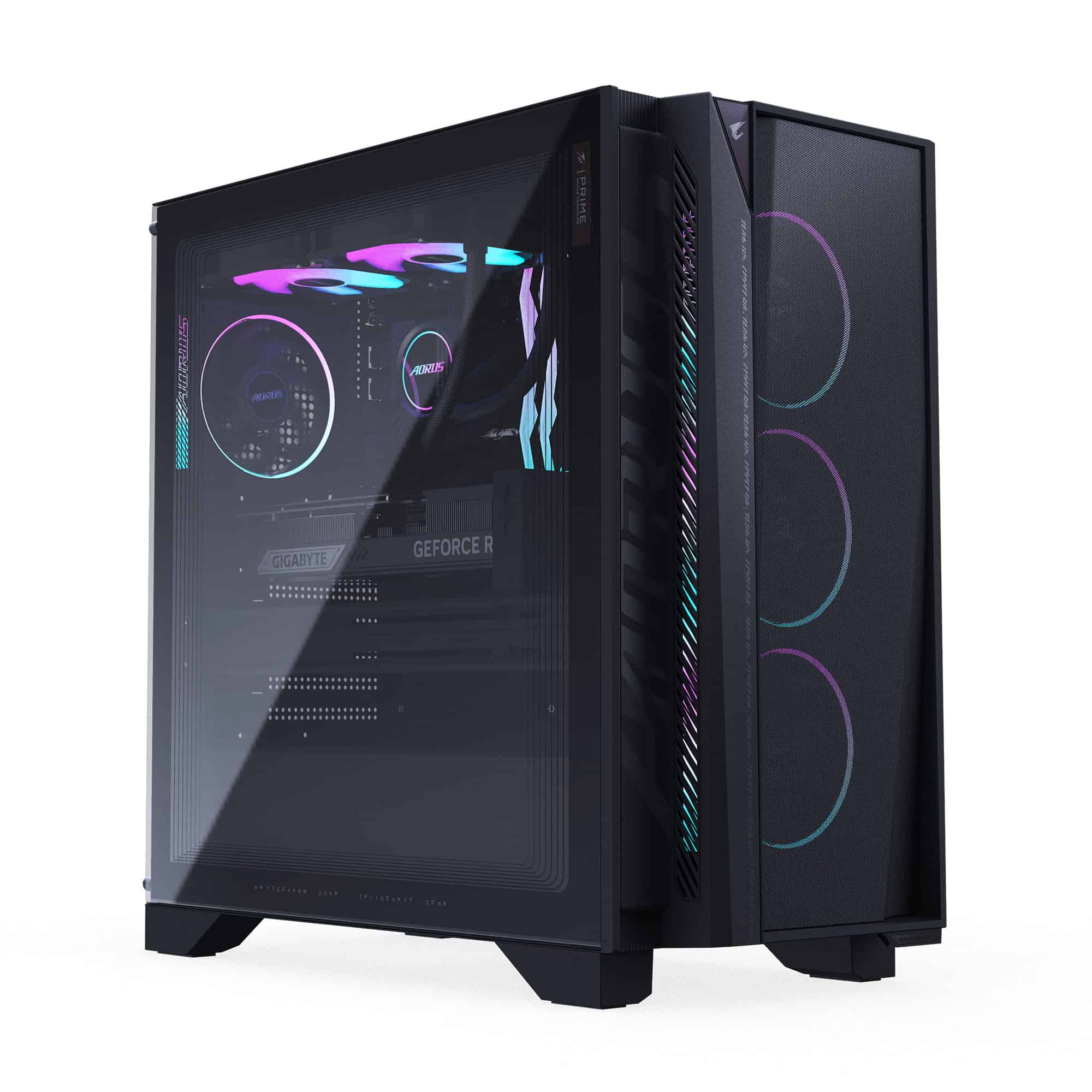 GIGABYTE AP5A7N8-5103 AMD Ryzen™ 7 9800X3D 32 GB DDR5-SDRAM 2 TB SSD NVIDIA GeForce RTX 5080 Windows 11 Home Desktop PC Zwart (AP5A7N8-5103) thumbnail