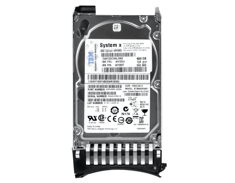 Lenovo 600GB 10K SAS 2.5 HS 2.5 (49Y2003) thumbnail