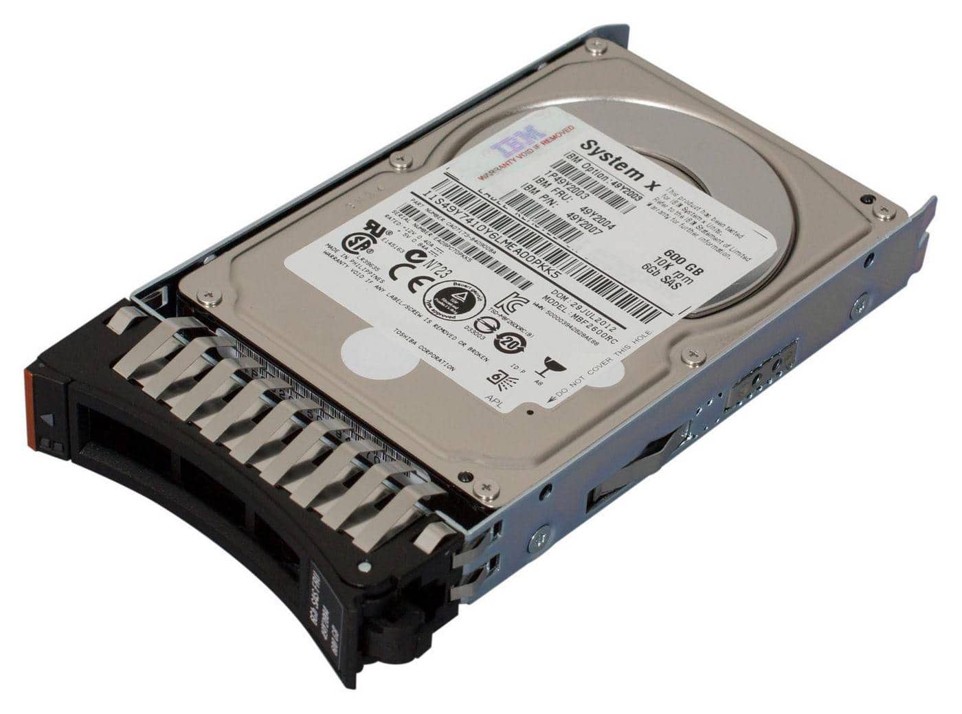 Lenovo FRU49Y2004 - 600GB - SAS - Interne Festplatte - OEM ArtikelNr.: 90Y8873, FRU90Y8873 (FRU49Y2004) (FRU49Y2004) thumbnail