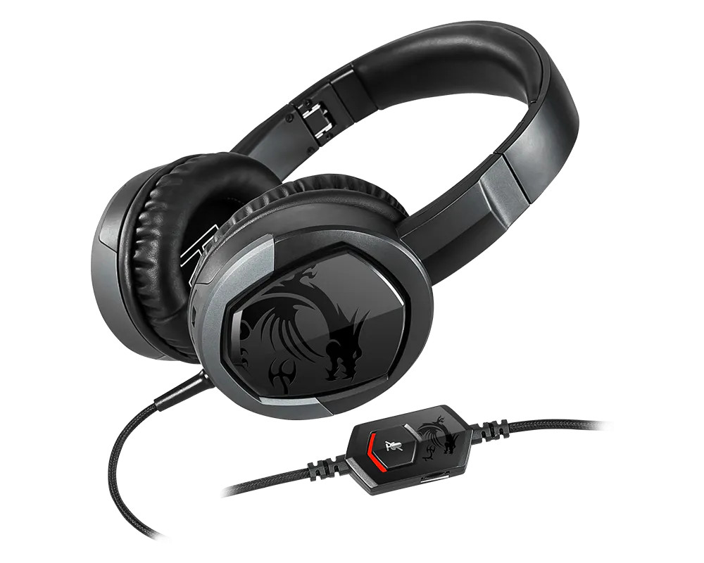 MSI IMMERSE GH30 V2 GAMER HEADSET (BLACK) (IMMERSE GH30 V2) thumbnail