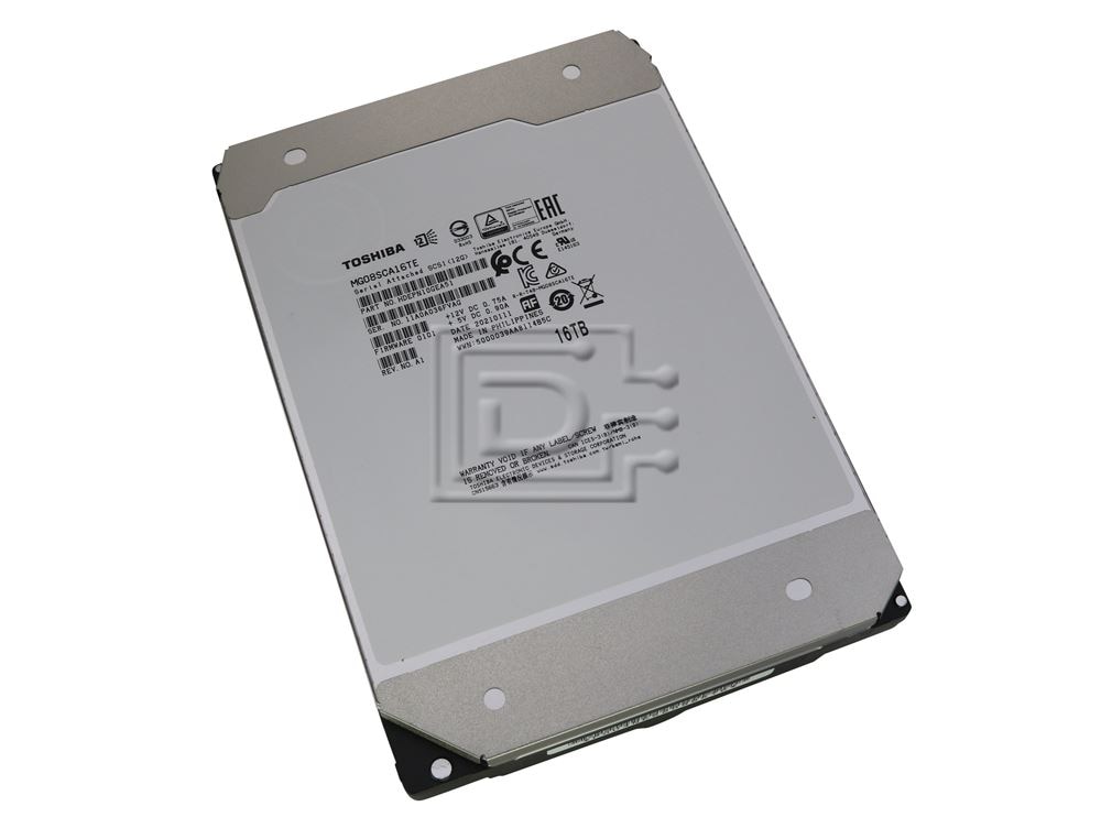 Toshiba MG08 MG08SCA16TE 16TB 7.2K RPM SAS 12Gb/s 512e 512MB 3.5in HDD (MG08SCA16TE) thumbnail