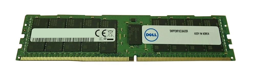 DELL 64GB 2RX4 PC4-23400Y-R DDR4-2933MHZ RDIMM (3200MHZ) (SNPP2MYXC/64VXR) thumbnail
