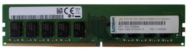 LENOVO 16GB (1*16GB) 2RX8 PC4-21300V-E DDR4-2666MHZ ECC UDIMM (01KR360) thumbnail